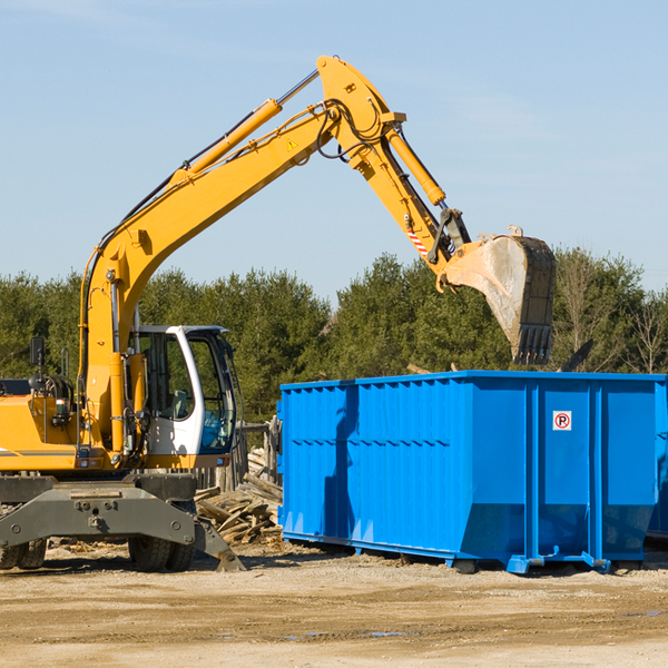 what size residential dumpster rentals are available in Salt Creek Ohio